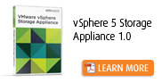 vSphere 5 Storage Appliance 1.0