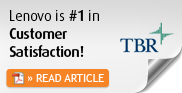 Lenovo is #1 in Customer Satisfaction!