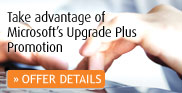 Take advantage of Microsoft's Upgrade Plus Promotion